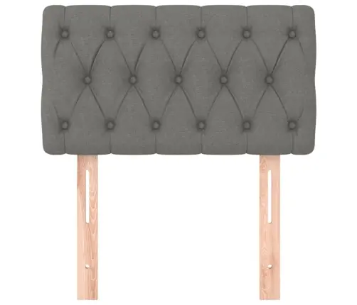 Galvūgalis, Tamsiai Pilkos Spalvos, 80X7X78/88 cm Audinys