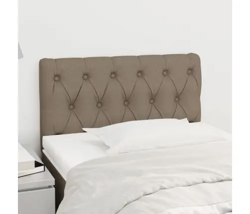 Gultas Galvgalis, 80X7X78/88 Cm, Pelēkbrūns Audums Vidaxl