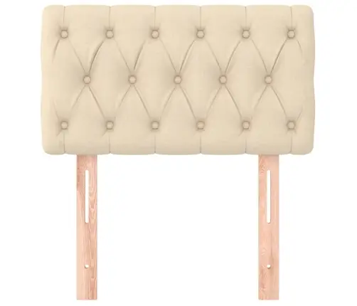 Galvūgalis, Kreminės Spalvos, 80X7X78/88 cm Audinys