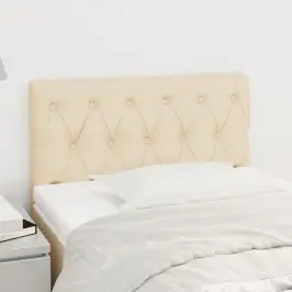 Galvūgalis, Kreminės Spalvos, 80X7X78/88 cm Audinys