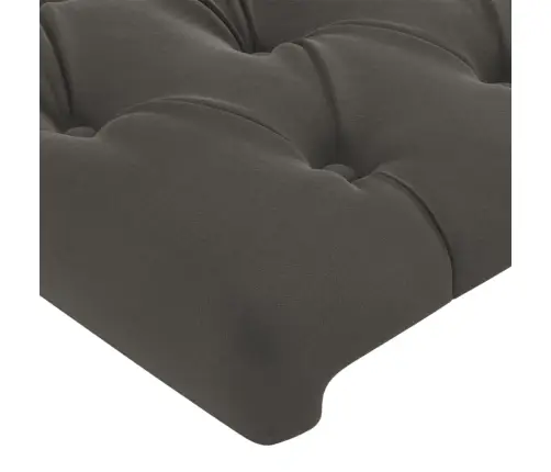 Gultas Galvgalis, 80X7X78/88 Cm, Tumši Pelēks Samts Vidaxl Gultas Galvgalis, 80X7X78/88 Cm, Tumši Pelēks Samts Vidaxl
