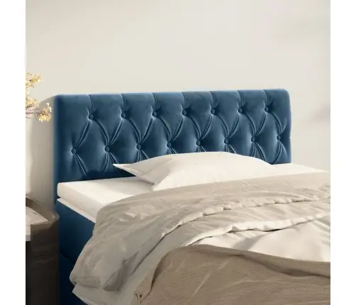 Voodipeats, Tumesinine, 100X7X78/88 cm Samet