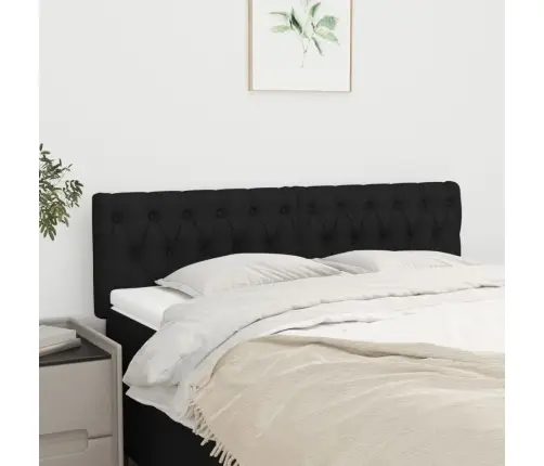 Voodipeatsid 2 Tk, Must, 80X7X78/88 cm Kangas