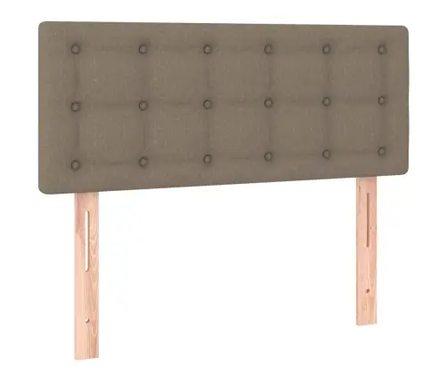 Gultas Galvgalis, 80X5X78/88 Cm, Pelēkbrūns Audums Vidaxl