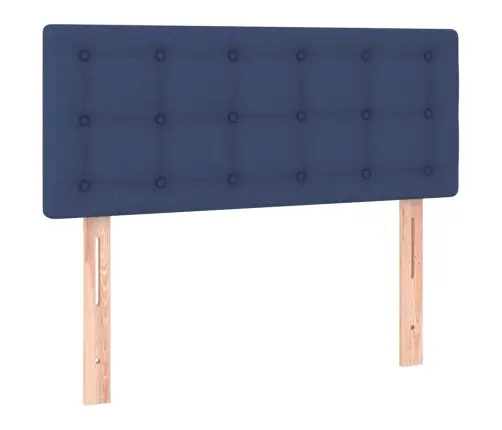 Gultas Galvgalis, 80X5X78/88 Cm, Zils Audums Vidaxl