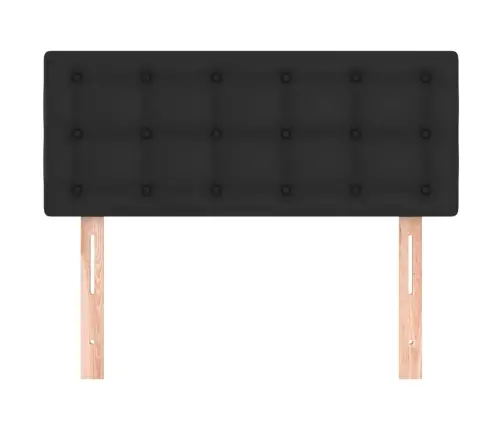 Gultas Galvgalis, 80X5X78/88 Cm, Melna Mākslīgā Āda Vidaxl