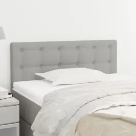 Gultas Galvgalis, 90X5X78/88 Cm, Gaiši Pelēks Audums Vidaxl