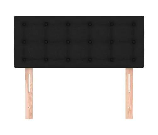 Gultas Galvgalis, 90X5X78/88 Cm, Melns Audums Vidaxl Gultas Galvgalis, 90X5X78/88 Cm, Melns Audums Vidaxl