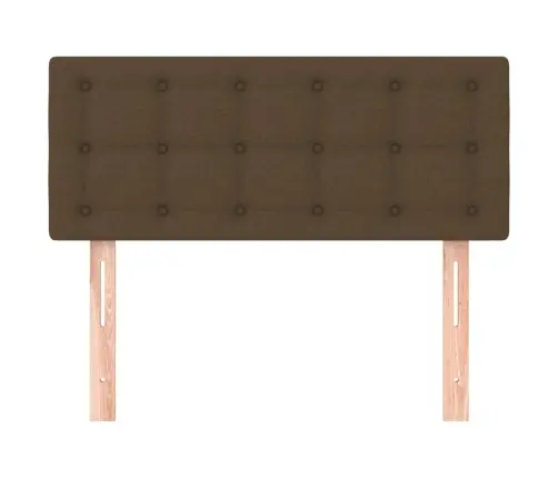 Gultas Galvgalis, 90X5X78/88 Cm, Tumši Brūns Audums Vidaxl