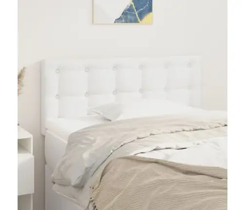 Voodipeats, Valge, 90X5X78/88 Cm Kunstnahk