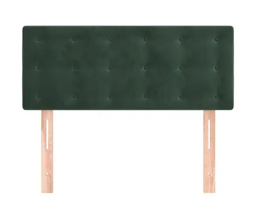 Gultas Galvgalis, 90X5X78/88 Cm, Tumši Zaļš Samts Vidaxl