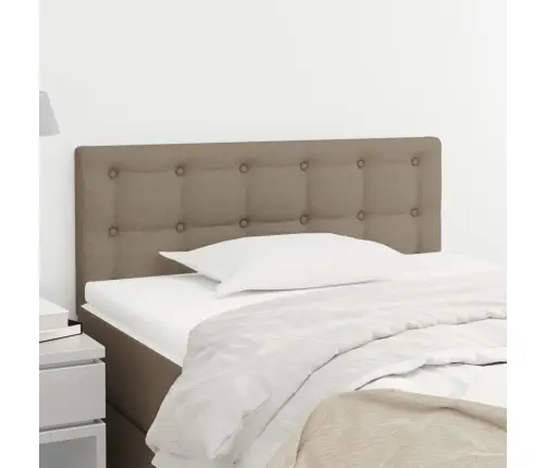 Gultas Galvgalis, 100X5X78/88 Cm, Pelēkbrūns Audums Vidaxl