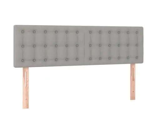 Gultas Galvgaļi, 2 Gab., 72X5X78/88 Cm, Gaiši Pelēks Audums Vidaxl Gultas Galvgaļi, 2 Gab., 72X5X78/88 Cm, Gaiši Pelēks Audums Vidaxl