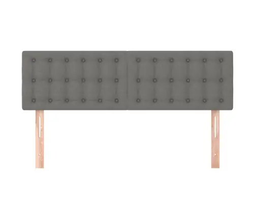 Galvūgaliai, 2Vnt., Tamsiai Pilki, 72X5X78/88cm Audinys Galvūgaliai, 2Vnt., Tamsiai Pilki, 72X5X78/88cm Audinys