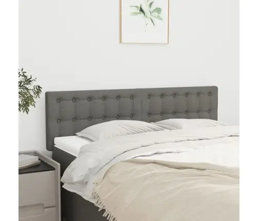 Galvūgaliai, 2Vnt., Tamsiai Pilki, 72X5X78/88cm Audinys Galvūgaliai, 2Vnt., Tamsiai Pilki, 72X5X78/88cm Audinys
