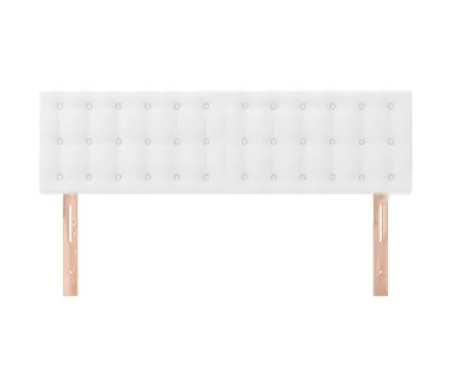 Voodipeatsid 2 Tk, Valge, 72X5X78/88 cm Kangas