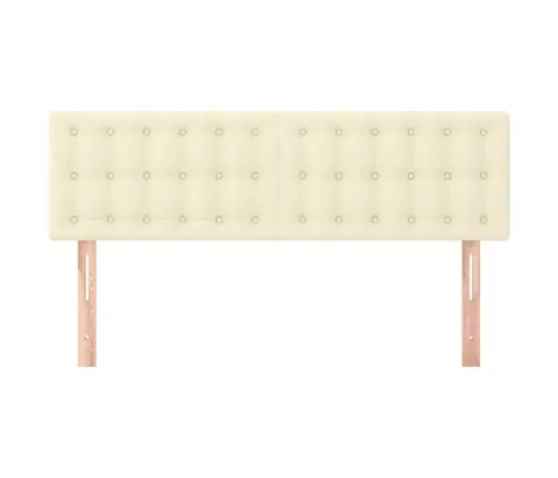 Voodipeatsid 2 Tk, Kreemjas, 72X5X78/88 cm Kangas