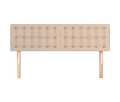 Voodipeatsid 2 Tk, Cappuccino, 72X5X78/88 cm Kangas