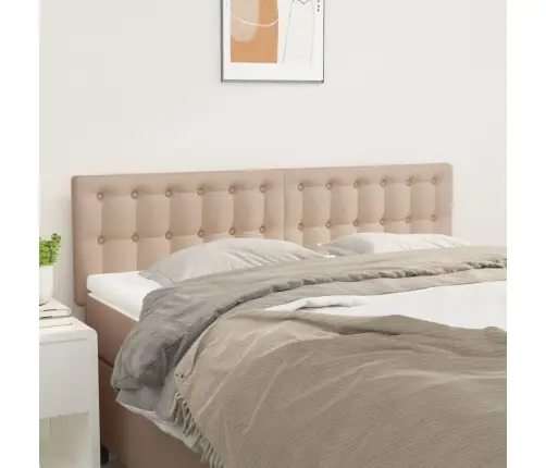 Voodipeatsid 2 Tk, Cappuccino, 72X5X78/88 cm Kangas