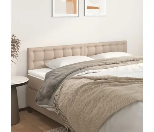 Galvūgaliai, 2Vnt., Kapučino, 90X5X78/88 cm Dirbtinė Oda