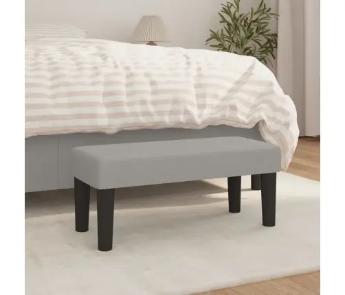 Sols, Gaiši Pelēks, 70X30X30 Cm, Audums Vidaxl