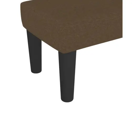 Sols, Tumši Brūns, 70X30X30 Cm, Audums Vidaxl