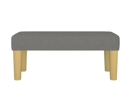 Sols, Tumši Pelēks, 70X30X30 Cm, Audums Vidaxl