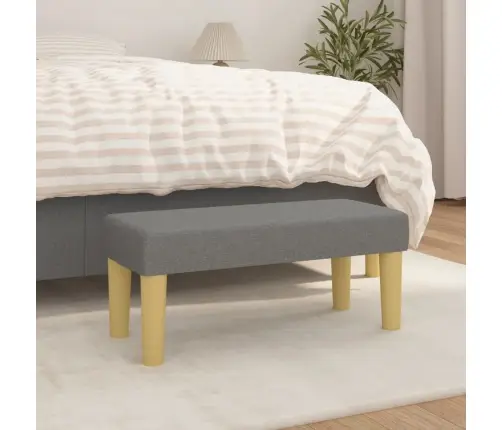 Sols, Tumši Pelēks, 70X30X30 Cm, Audums Vidaxl