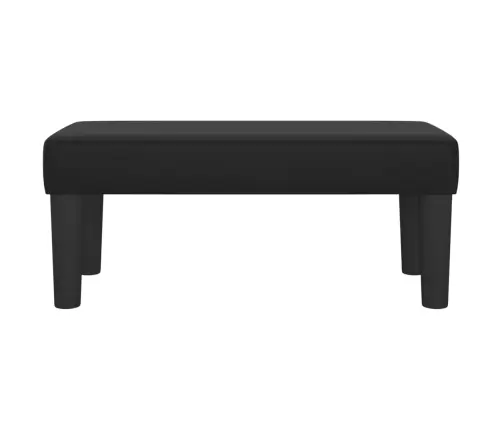 Sols, Melns, 70X30X30 Cm, Mākslīgā Āda Vidaxl