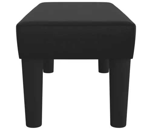 Sols, Melns, 70X30X30 Cm, Mākslīgā Āda Vidaxl