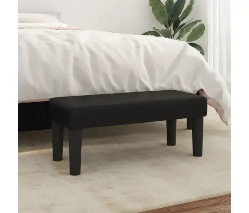 Sols, Melns, 70X30X30 Cm, Mākslīgā Āda Vidaxl