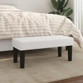 Sols, Balts, 70X30X30 Cm, Mākslīgā Āda Vidaxl