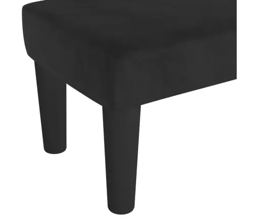 Sols, Melns, 70X30X30 Cm, Samts Vidaxl