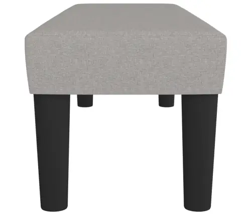 Sols, Gaiši Pelēks, 100X30X30 Cm, Audums Vidaxl