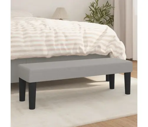 Sols, Gaiši Pelēks, 100X30X30 Cm, Audums Vidaxl