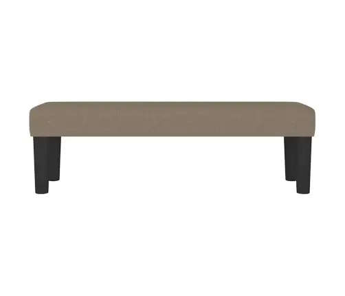 Sols, Pelēkbrūns, 100X30X30 Cm, Audums Vidaxl