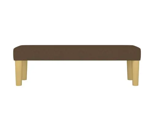 Sols, Tumši Brūns, 100X30X30 Cm, Audums Vidaxl