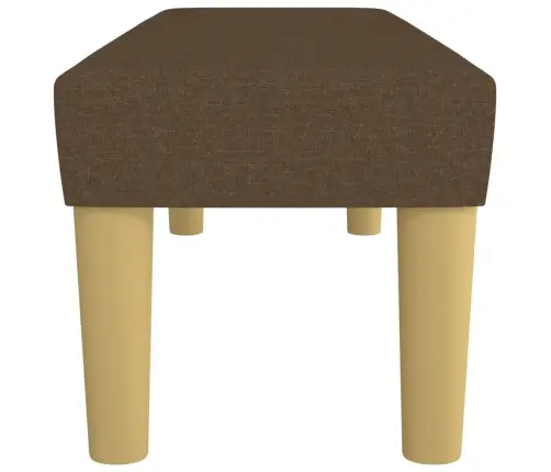 Sols, Tumši Brūns, 100X30X30 Cm, Audums Vidaxl