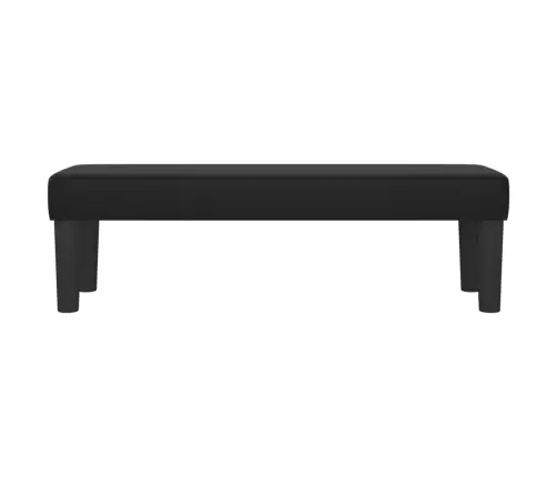 Sols, Melns, 100X30X30 Cm, Mākslīgā Āda Vidaxl