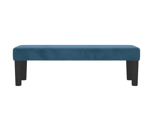 Sols, Tumši Zils, 100X30X30 Cm, Samts Vidaxl