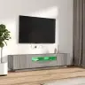 2-Daļīgs Tv Skapīšu Komplekts, Led, Pelēks, Inženierijas Koks Vidaxl