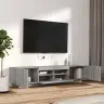 2-Daļīgs Tv Skapīšu Komplekts, Led, Pelēks, Inženierijas Koks Vidaxl