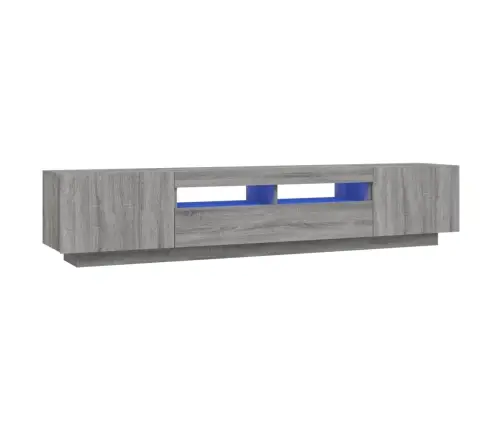2-Osaline Telerikapikomplekt, Led, Hall Sonoma Tamm, Tehispuit