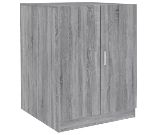 Veļasmašīnas Skapītis, Pelēka Ozolkoka Krāsa, Inženierijas Koks Vidaxl