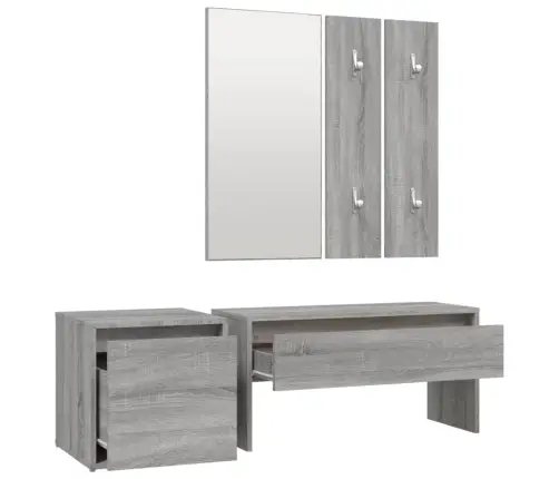 Esiku Mööblikomplekt, Hall Sonoma Tamm, Tehispuit