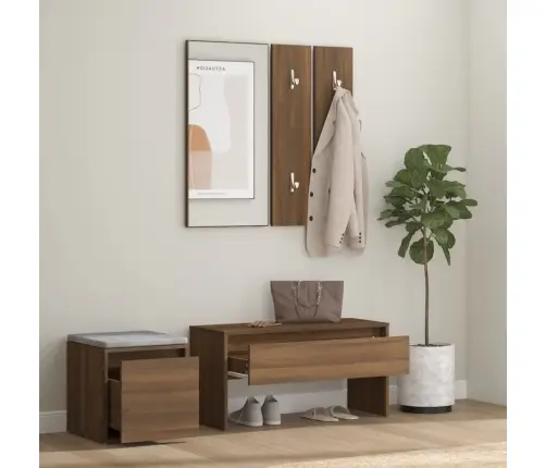 Esiku Mööblikomplekt, Pruun Tamm, Tehispuit