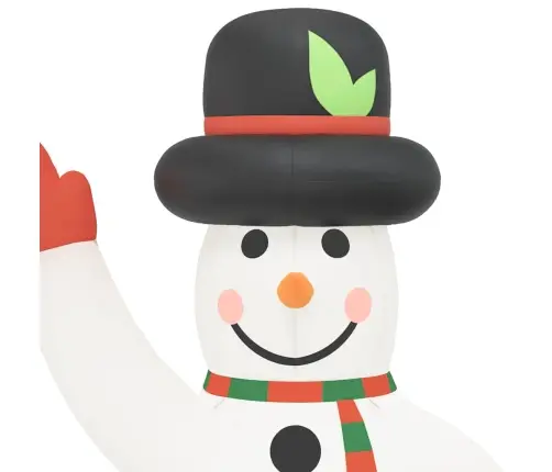 Piepūšams Sniegavīrs, Led, 455 Cm Vidaxl