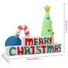 Pripučiama Dekoracija Merry Christmas Su Led Lemputėmis, 197Cm