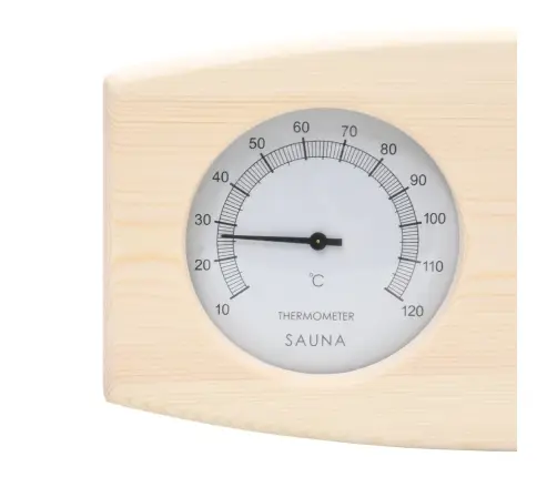 Kaks Ühes Sauna Termo-Hügromeeter Ja Liivakell, Männipuit