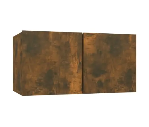 Telerikapid 4 Tk, Suitsutatud Tamm, 60X30X30 cm Tehispuit